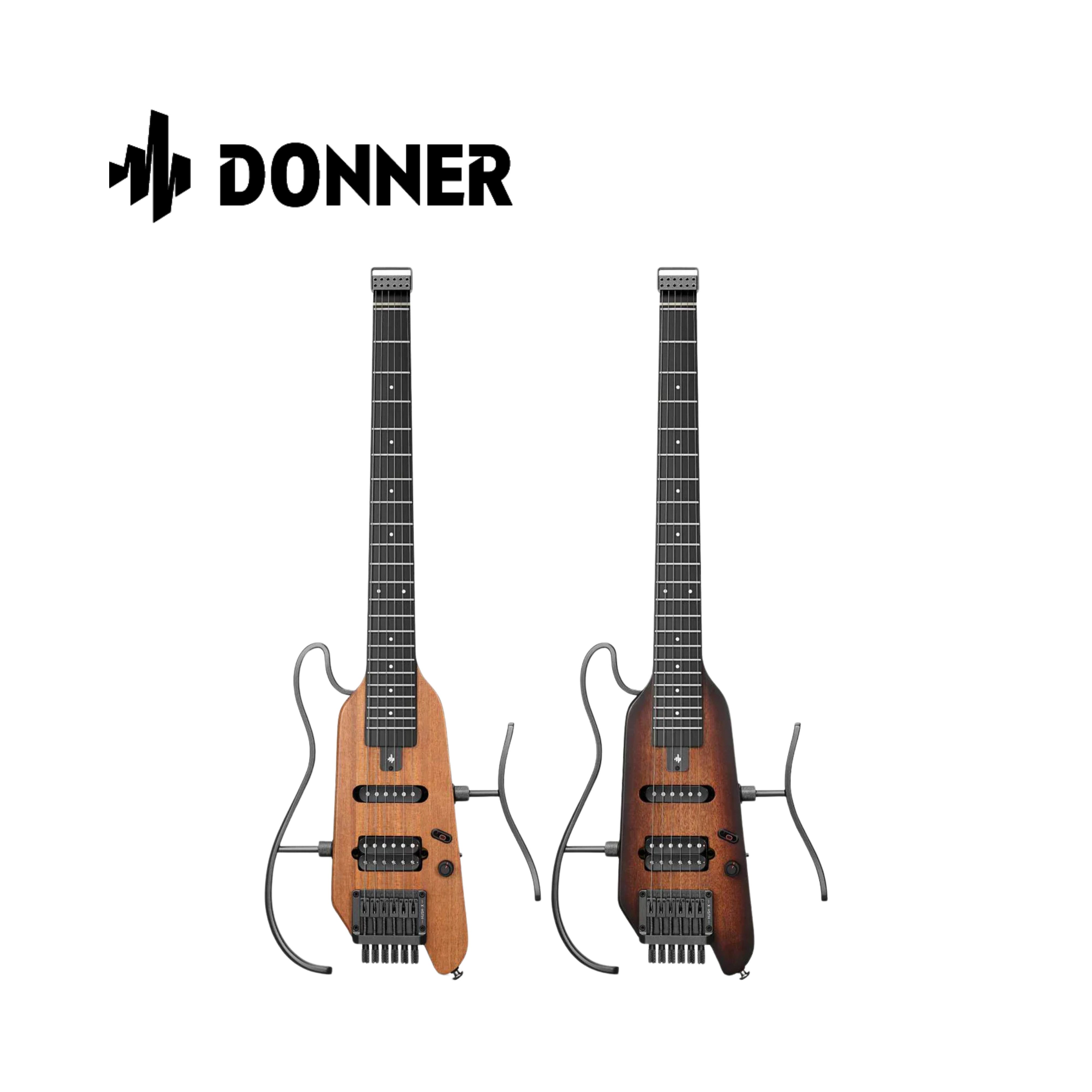 Donner HUSH-X 靜音電吉他 單雙拾音器 無搖 主被動切換 無頭琴 共兩色