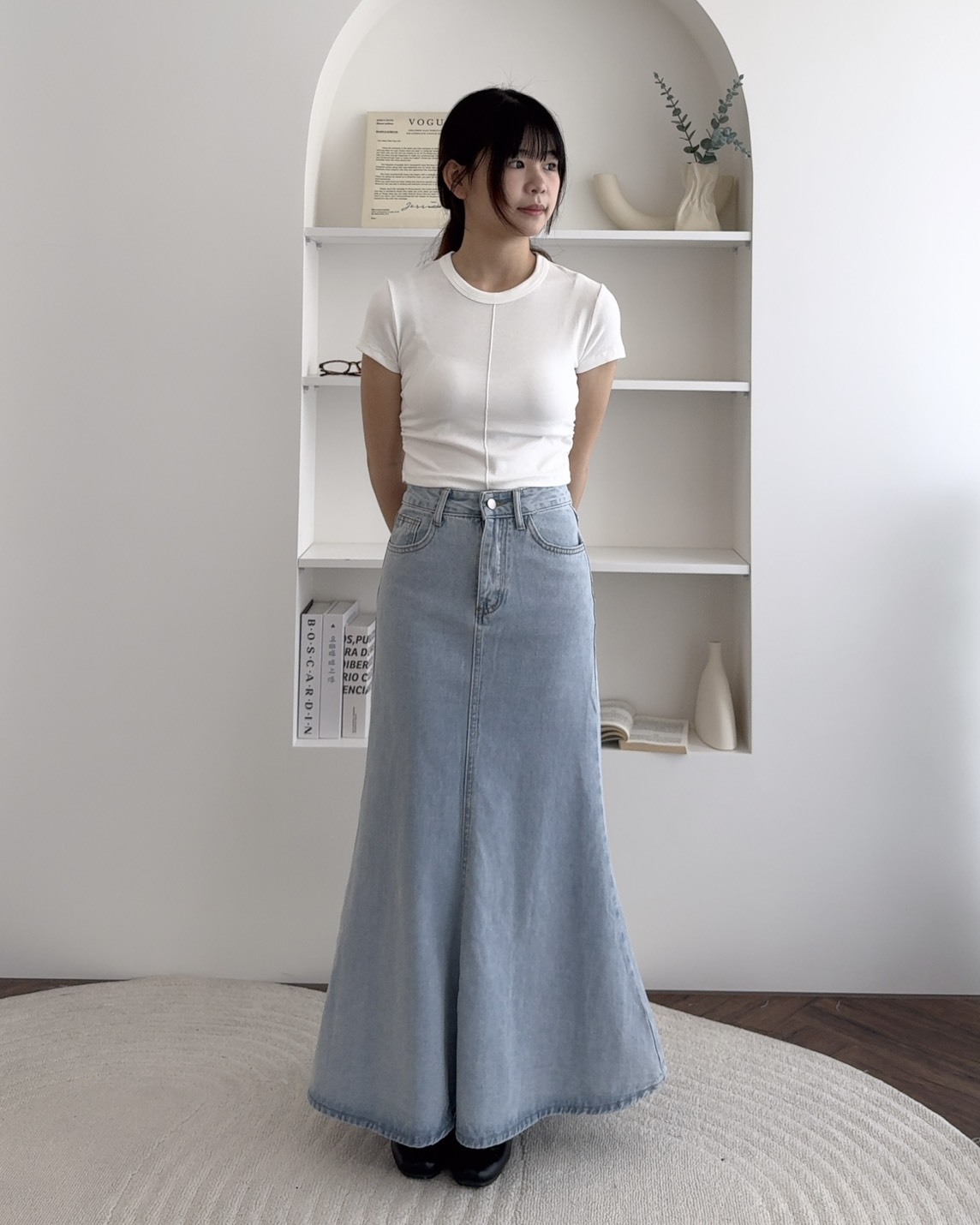 法朵Fado shop｜圓領修身抓皺短版短T 0215099 六色