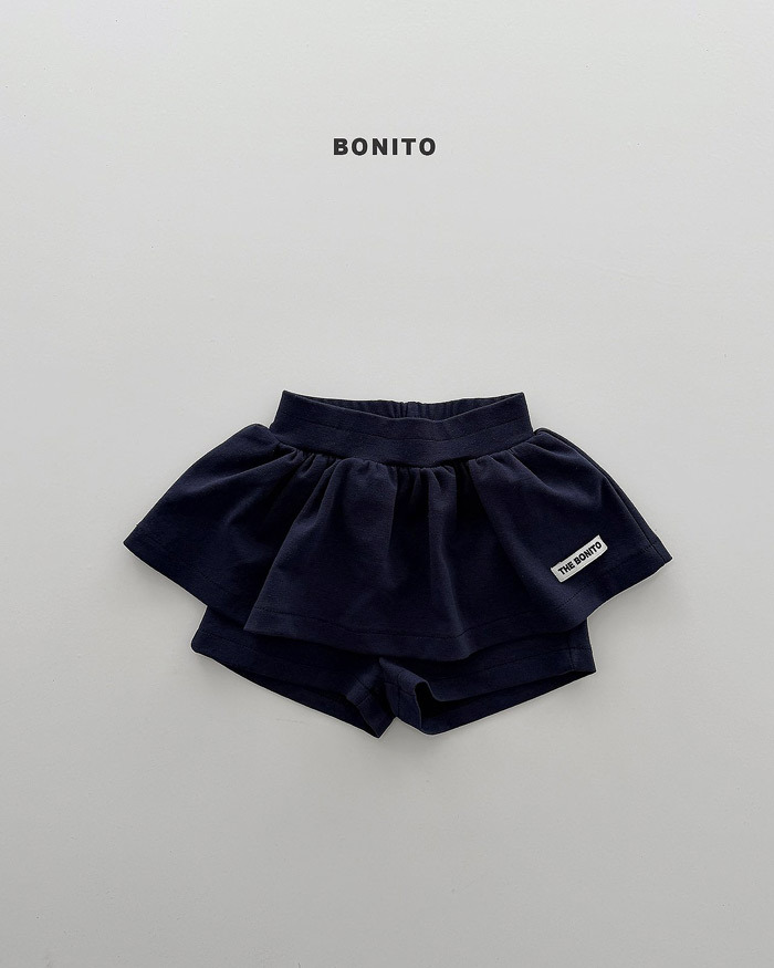 正韓夏Bonito 嫩嬰/小童兩色運動感裙褲