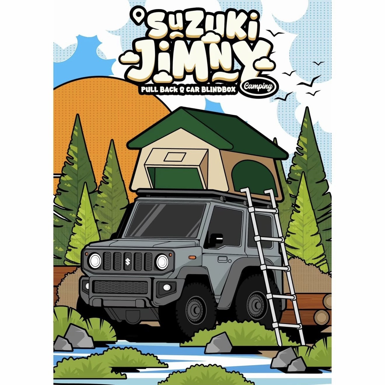 【預購】TINYQ SUZUKI JIMNY 露營越野車 迴力車 盲盒 TINQ
