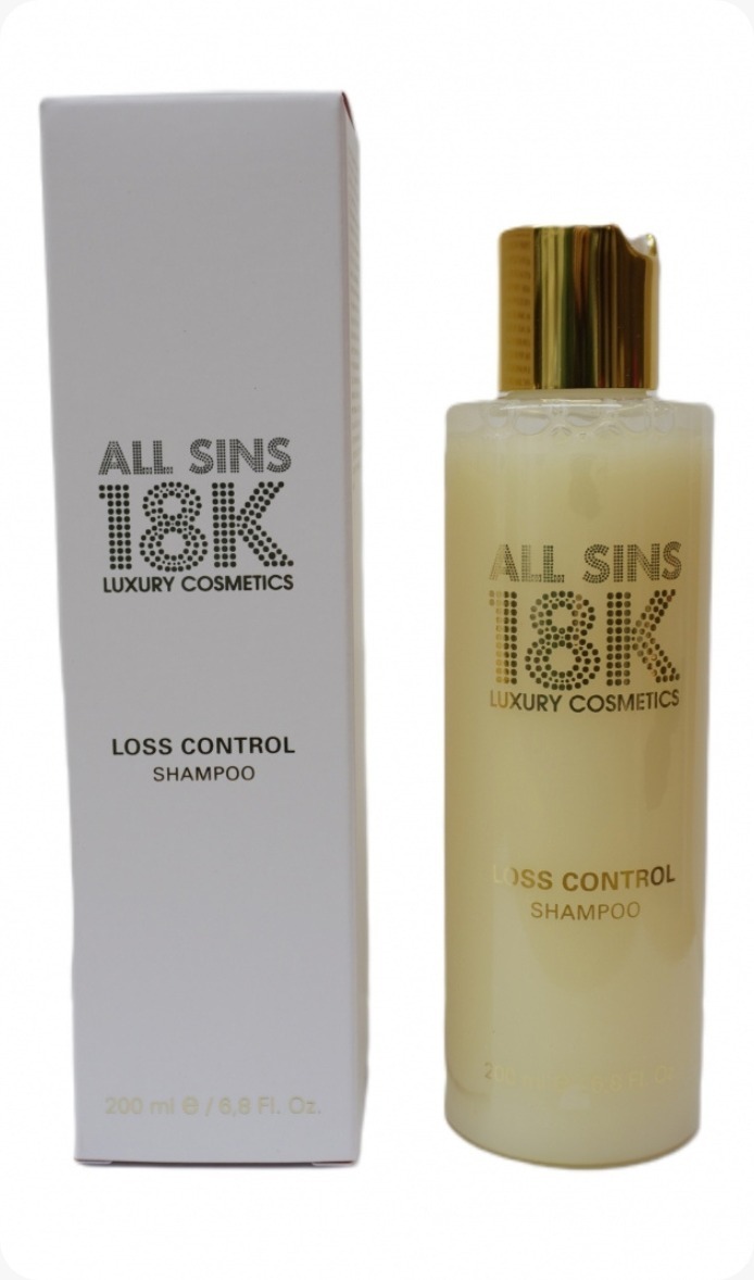 (7145) Special set 1 - All Sins 18k Loss Control Shampoo 200ML X 2【送All Sins 18k Loss Control Hair Toner 100ML X1】