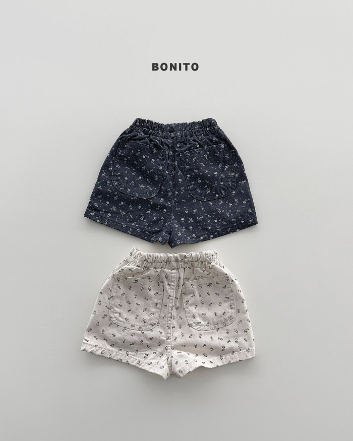 正韓夏Bonito 嫩嬰/小童兩色碎花短褲