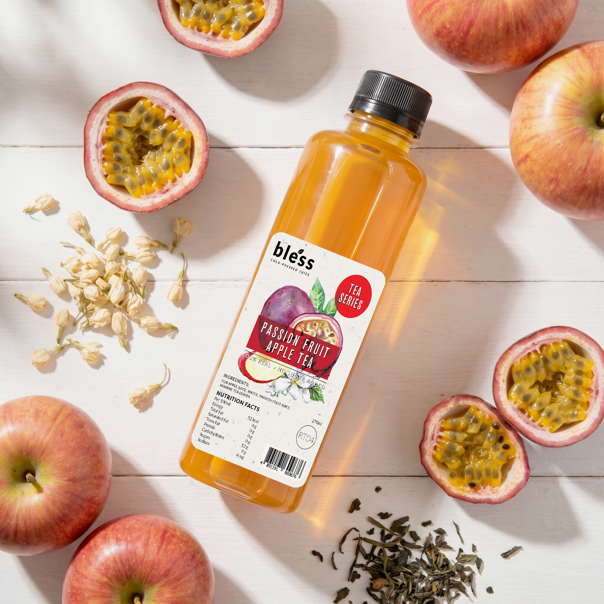 熱情果蘋果茉莉花茶 (270mL)