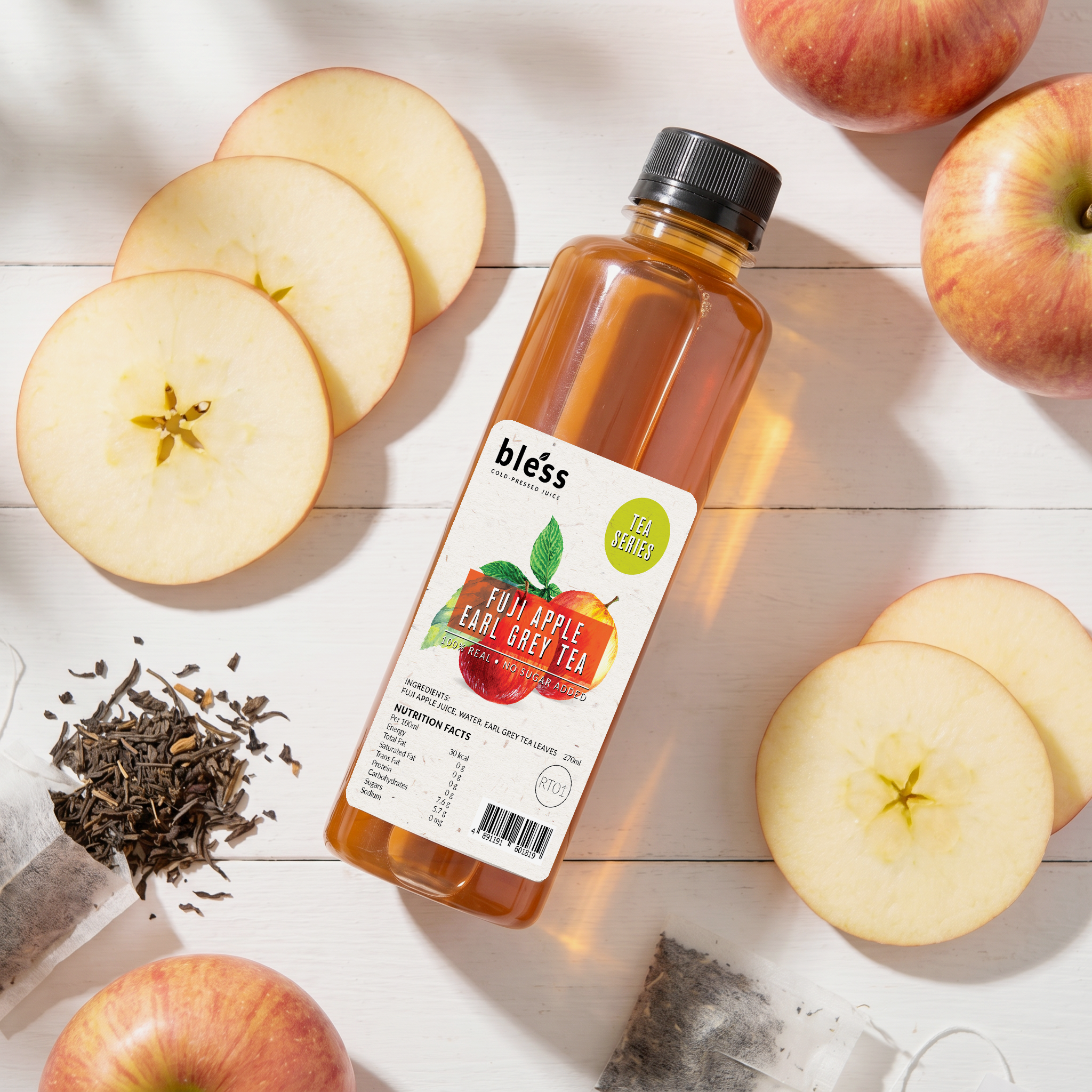 富士蘋果伯爵茶 (270mL)