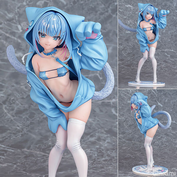 Feb Phat Company virtual illustrator Kanzarin kanzarin-chan: Cat-Eared Hoodie Ver. 1/6 Complete Figure Pre-order
