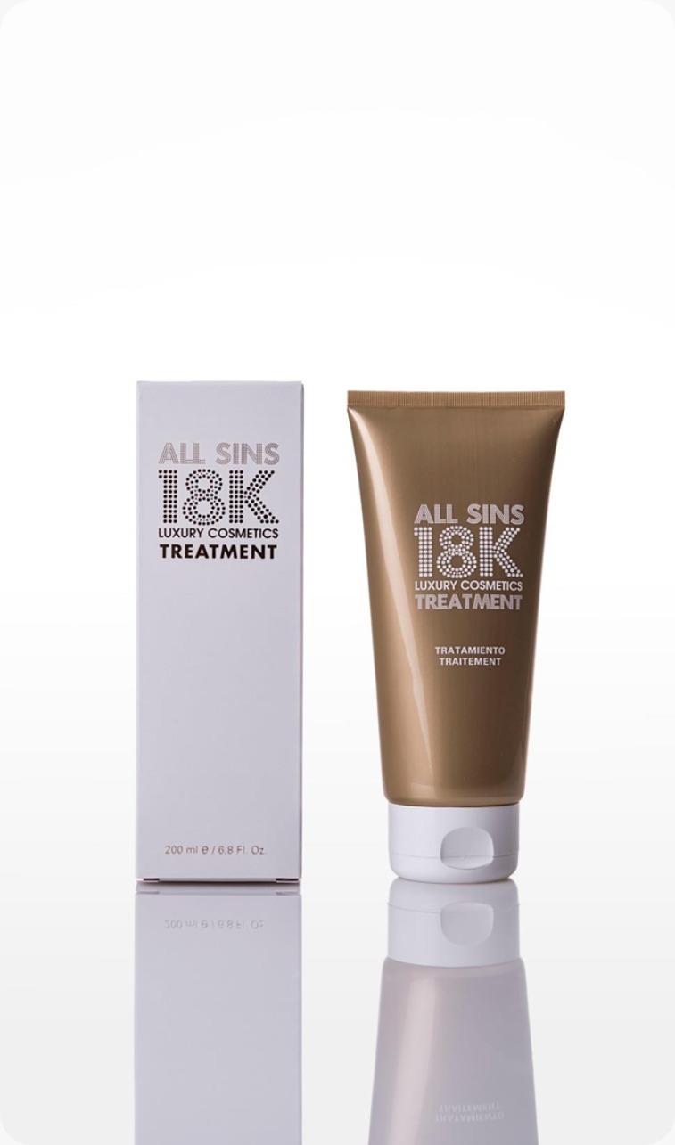 (7146) Special set 2 -All Sins 18k GOLD  Shampoo 200ML x 2【送All Sins 18K GOLD Treatment 200MLX1】