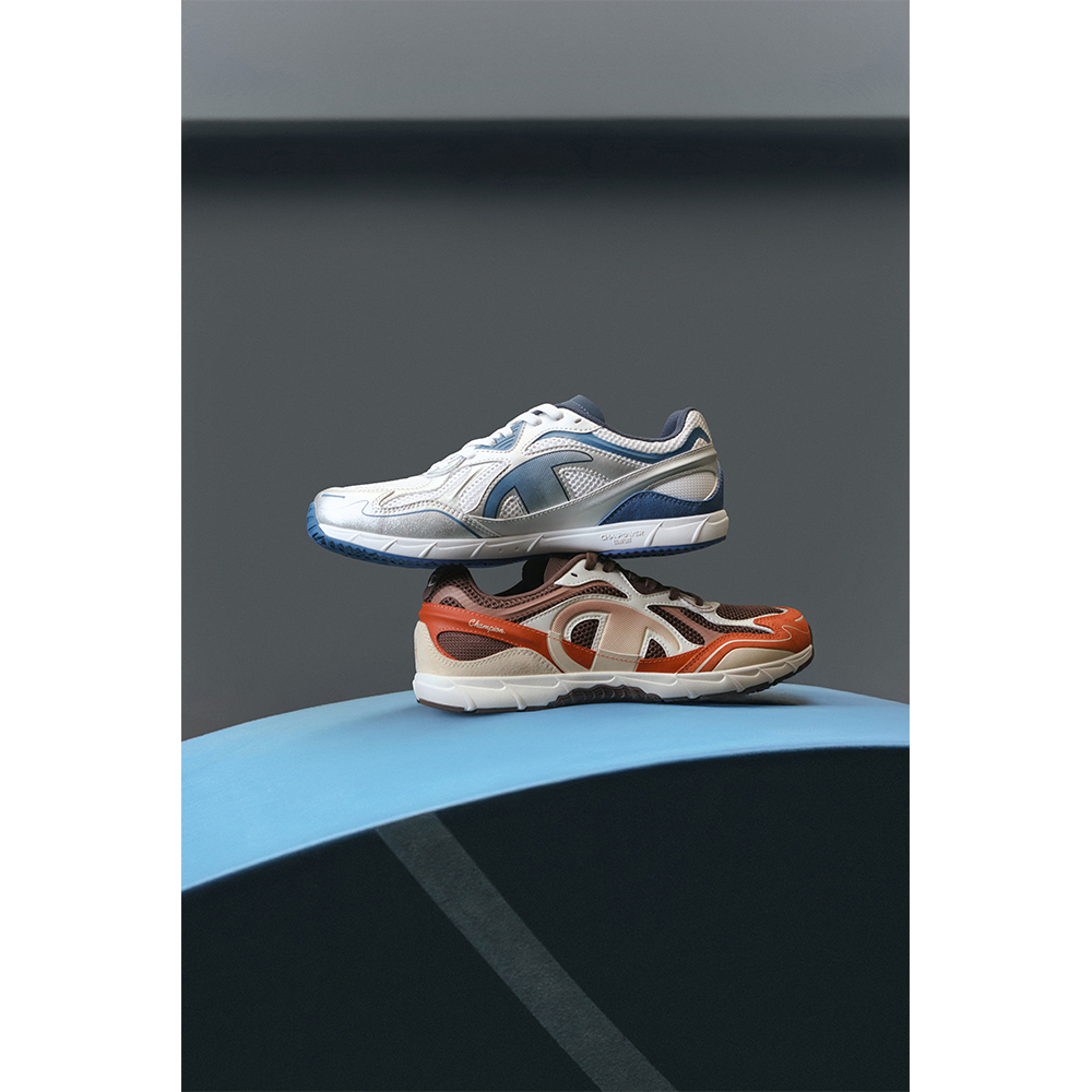 男款-Wing Streak復古跑鞋-灰色 (U6BFCRM12-P4）