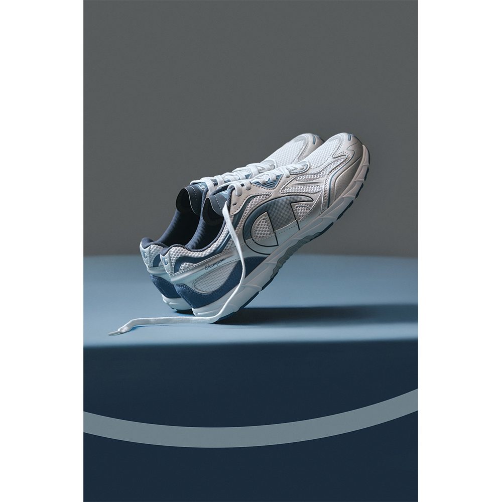 男款-Wing Streak復古跑鞋-灰色 (U6BFCRM12-P4）