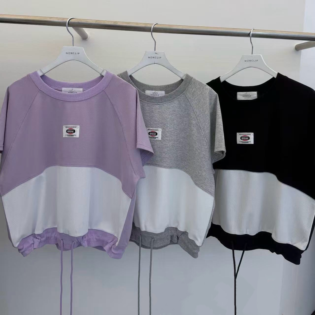 【Non-Clip】BREAK 腳索繩小袖衛衣 (A5-A7)