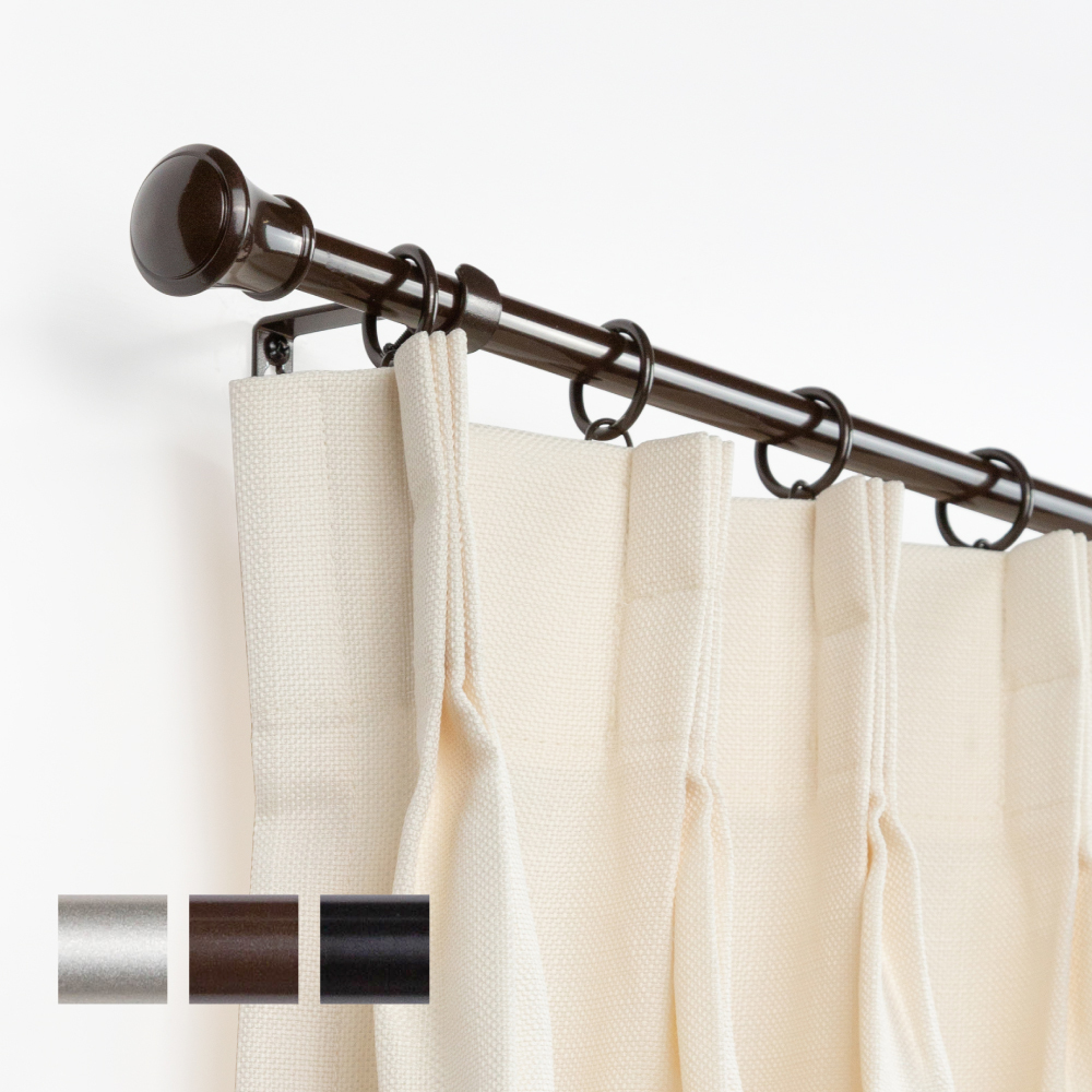 15.7mm│摩登簡約 │伸縮窗簾桿架│3色2尺寸