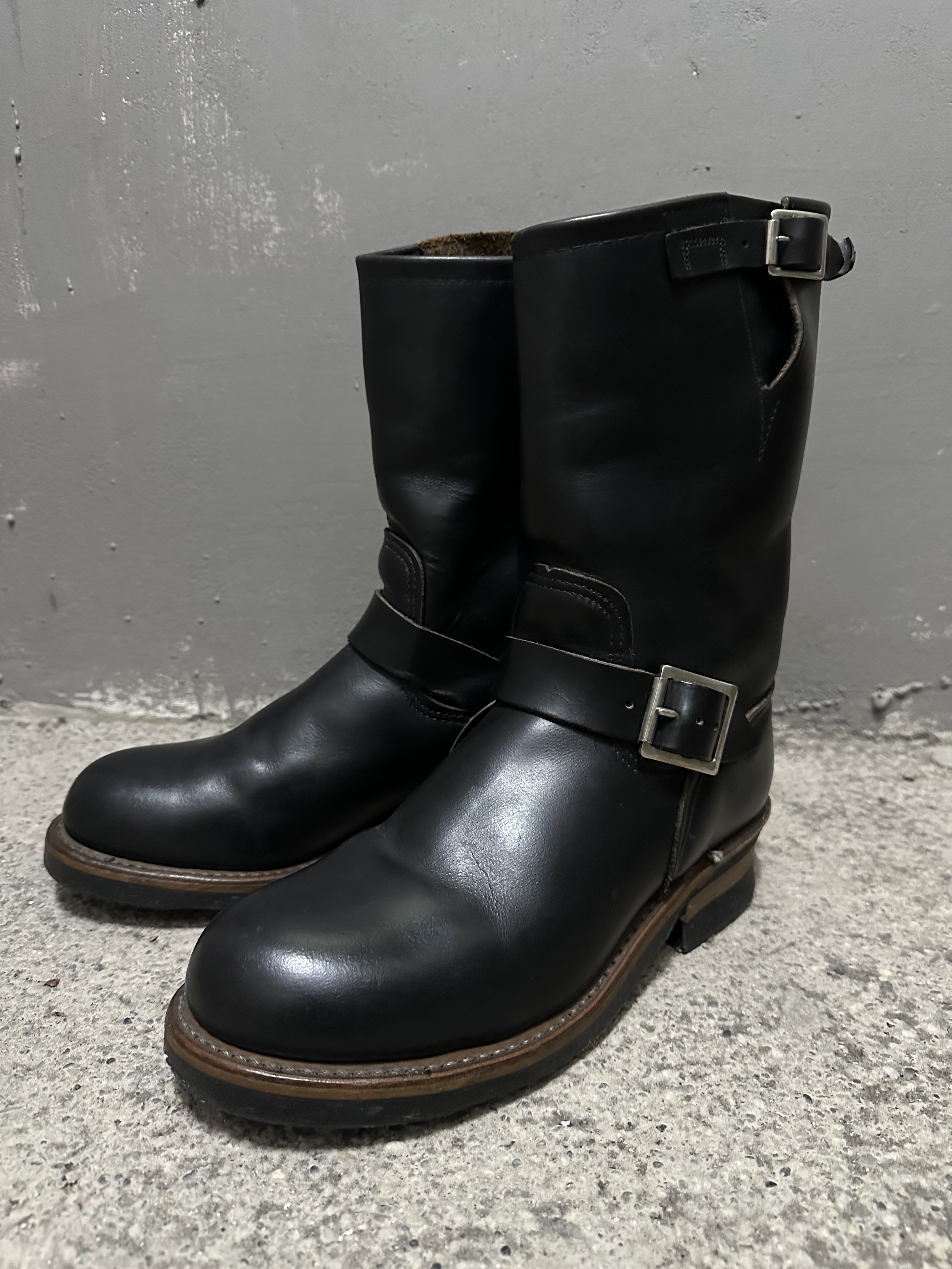 90's(1995y) RED WING Engineer Boots (W/Knife pocket)