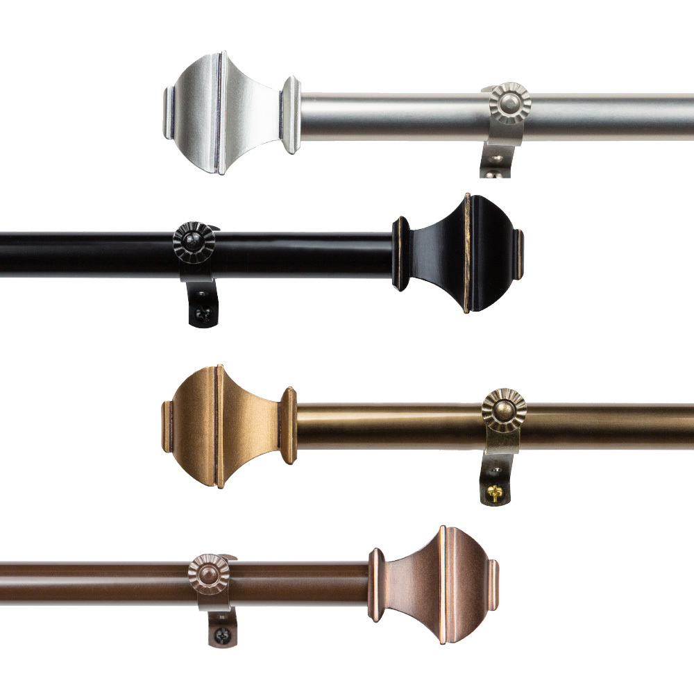 20.7mm│復古莊園│伸縮窗簾桿架│4色2尺寸