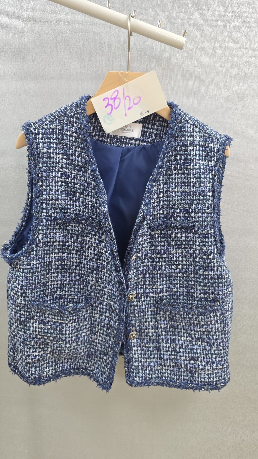 CF9819  背心外套 胸38  長20