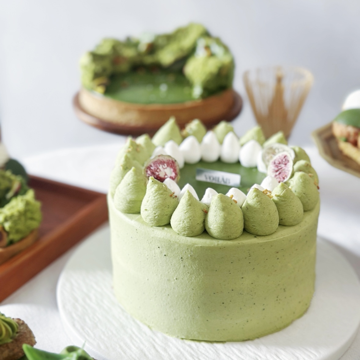 🌿 霧焙青嶺｜抹茶栗子焙茶戚風 (無宅配)