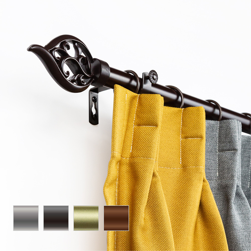 25.4mm│花神綺冠 │伸縮窗簾桿架│4色2尺寸