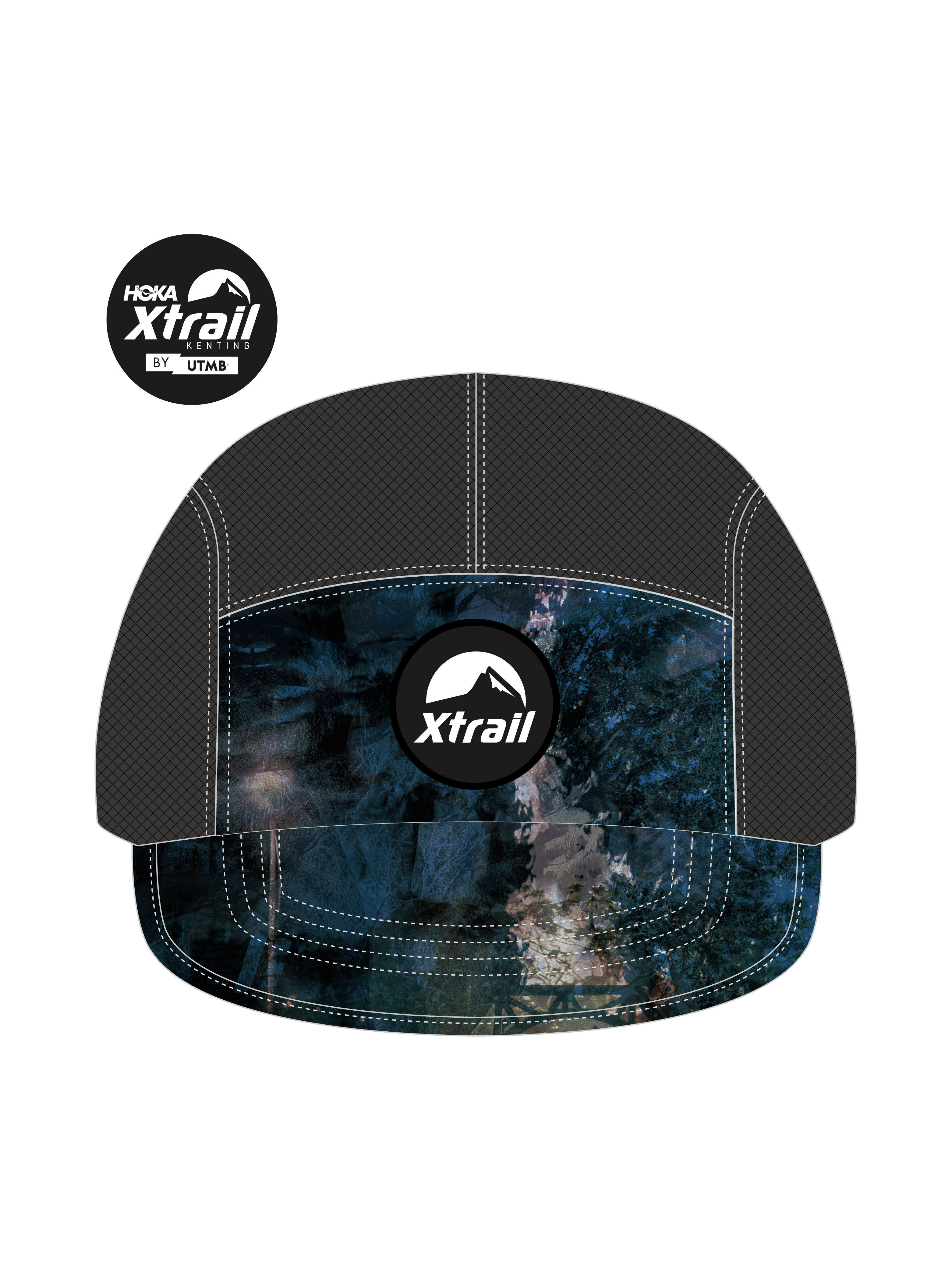 Xtrail BY UTMB透氣五片帽