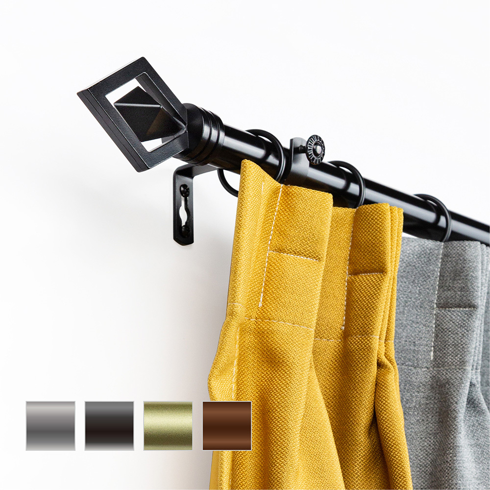 25.4mm│流光雅冕 │伸縮窗簾桿架│4色2尺寸