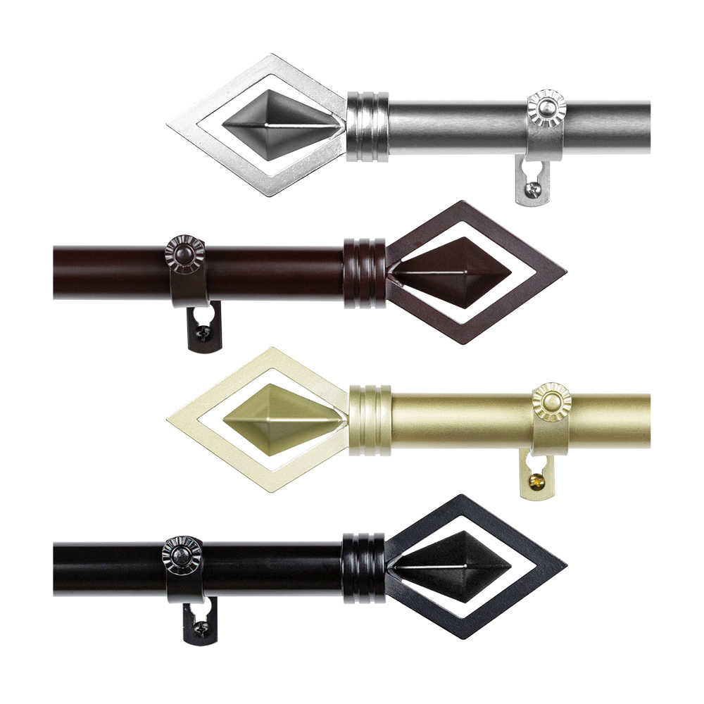 25.4mm│流光雅冕 │伸縮窗簾桿架│4色2尺寸