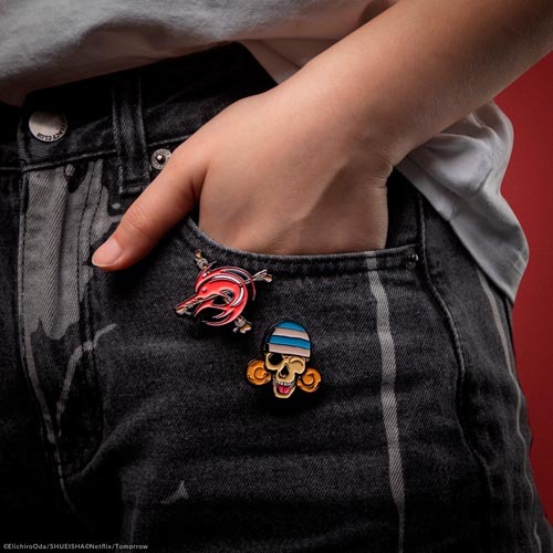 海賊王 - 娜美與阿龍徽章組