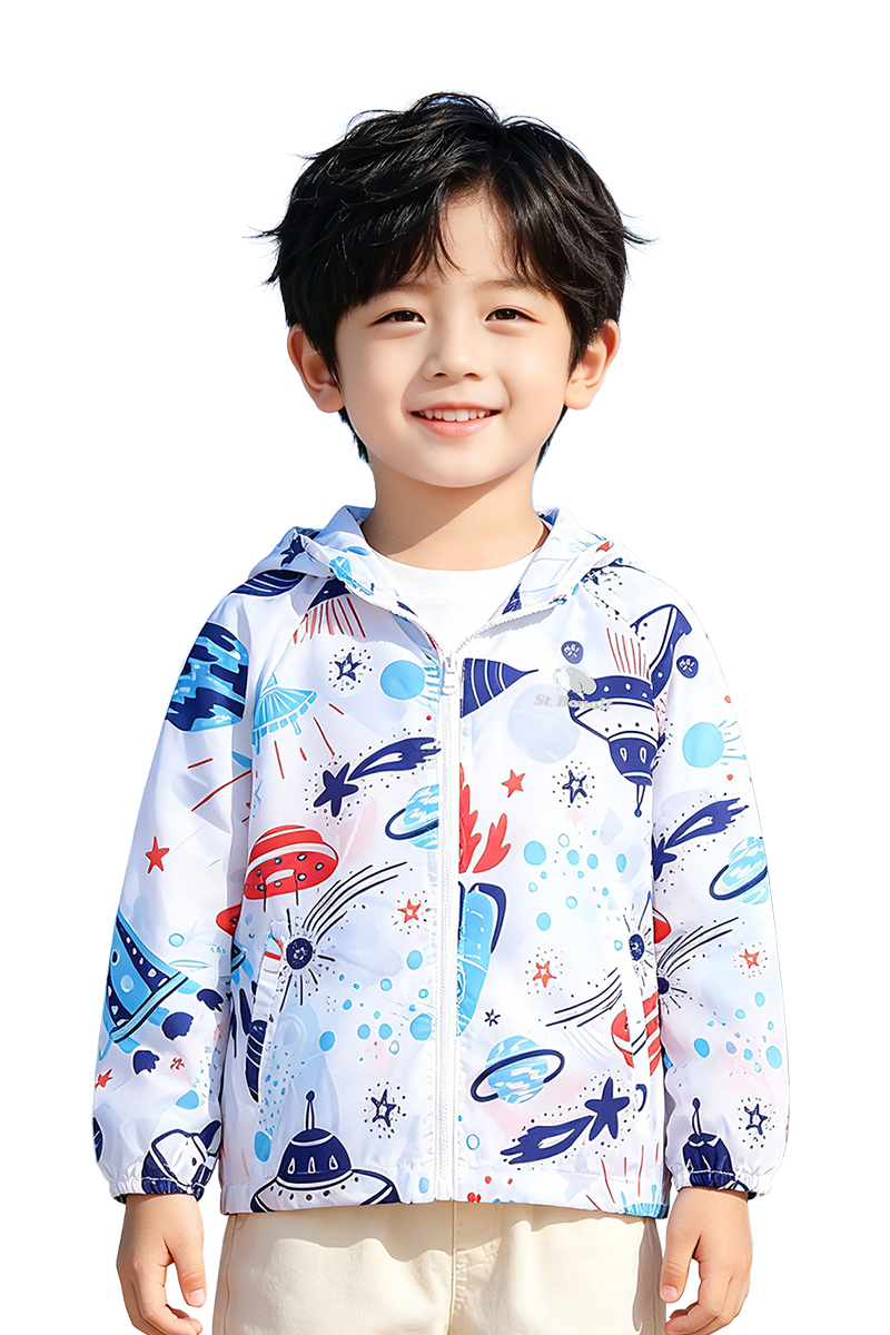 CTRism超輕透連帽防曬衣｜童款 SK0018 (空調外套 冷氣房外套 透氣 抗UV 防曬外套  皮膚衣)