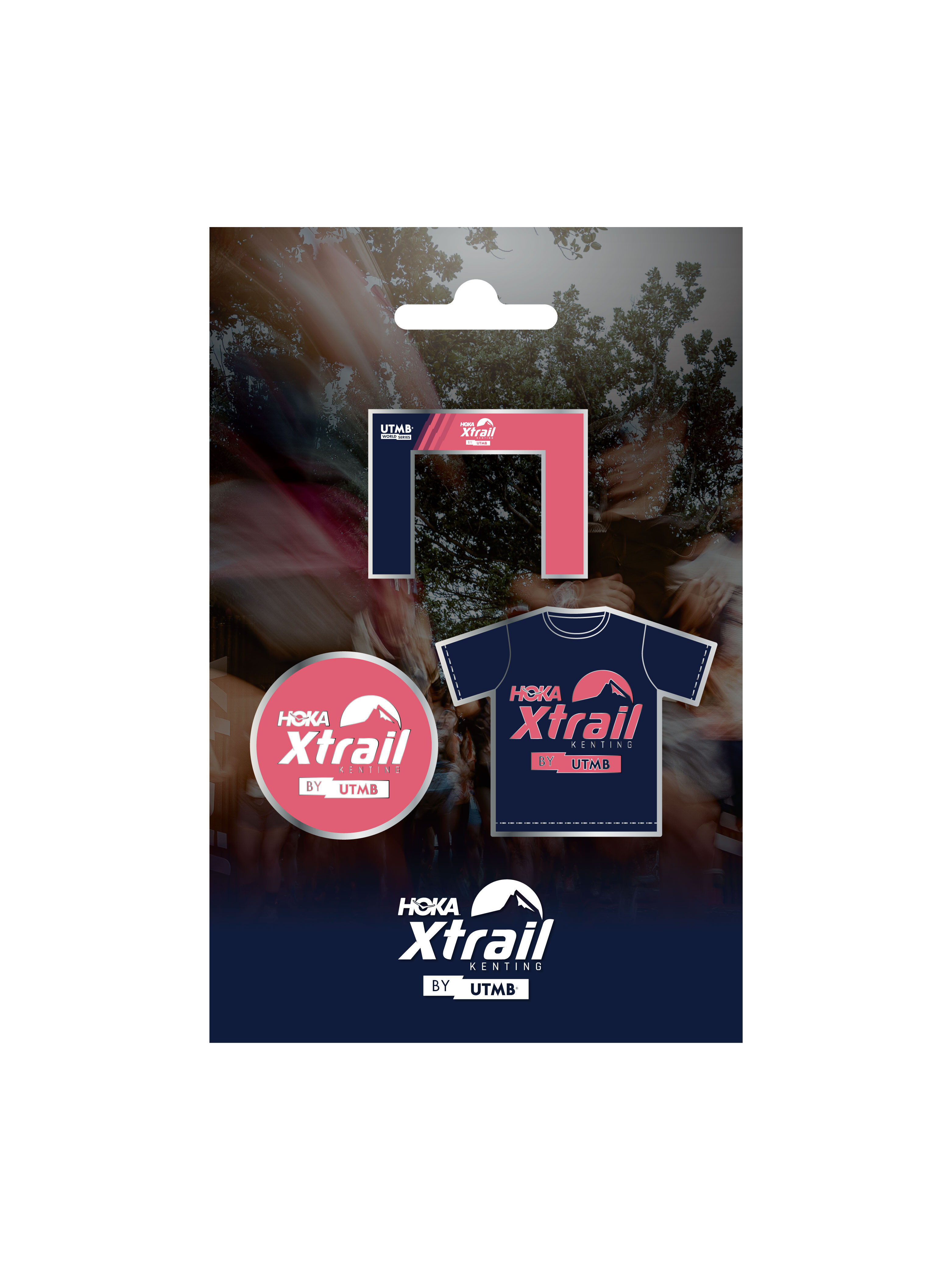 Xtrail BY UTMB紀念徽章組