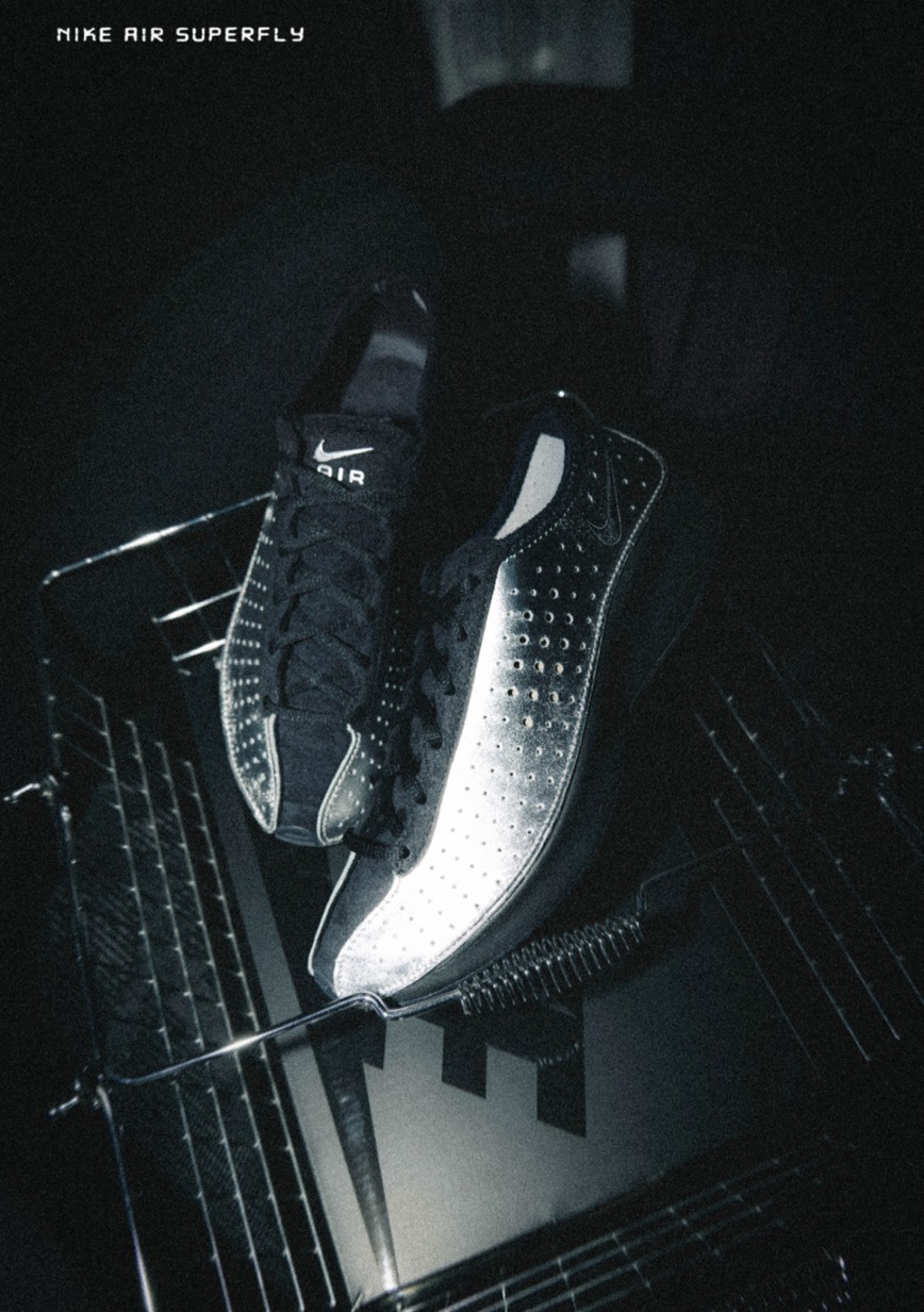 Nike Air Superfly Metallic Silver and Black 金屬銀 復古 休閒鞋 女鞋 IB5824001