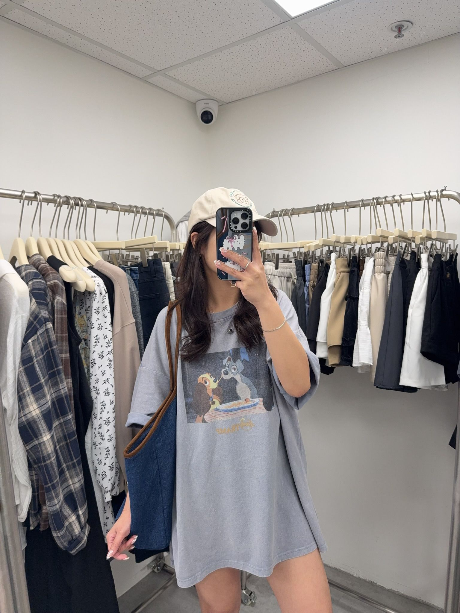 Lady and Tramp Tee(霧霾藍)