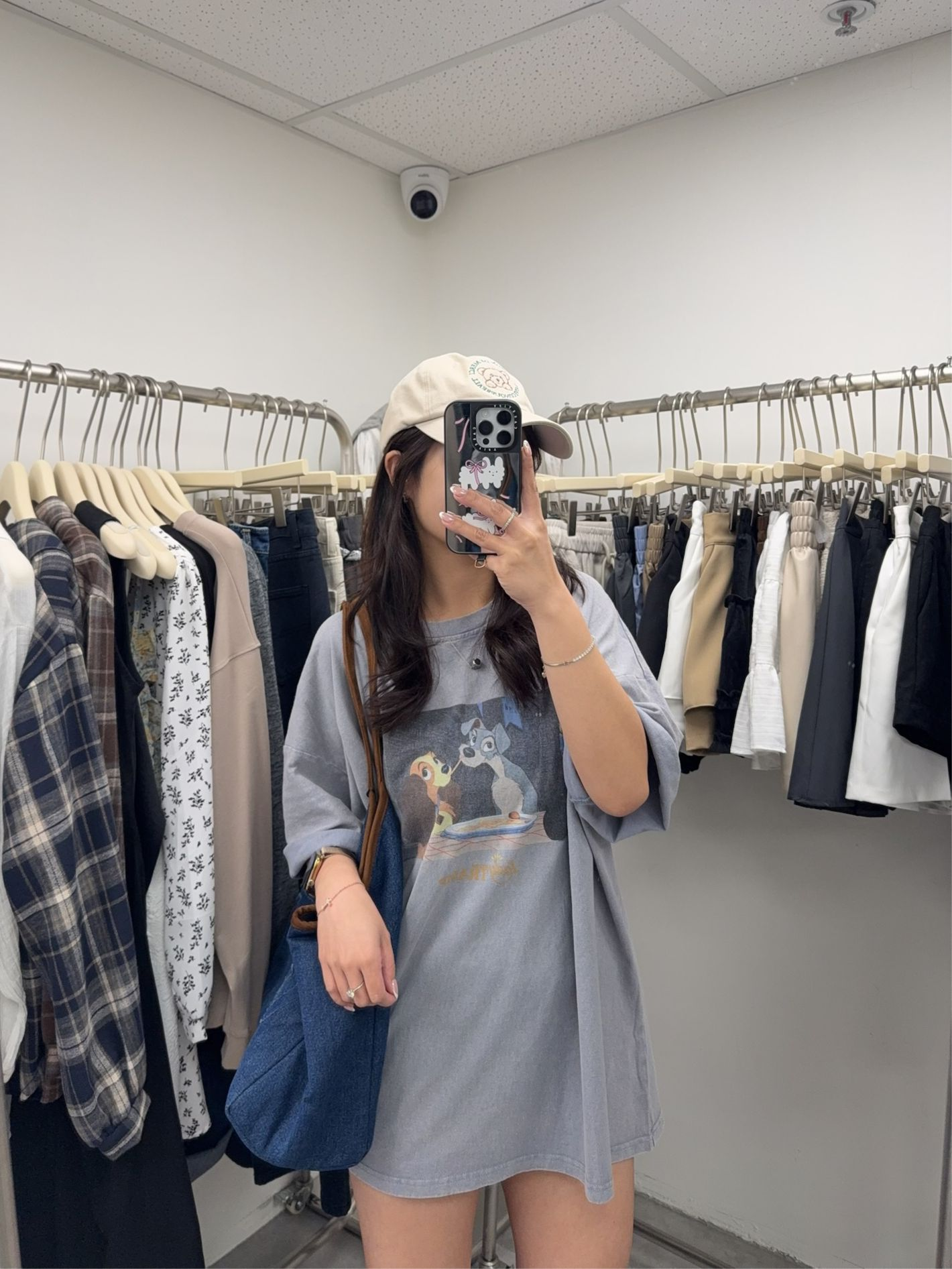 Lady and Tramp Tee(霧霾藍)