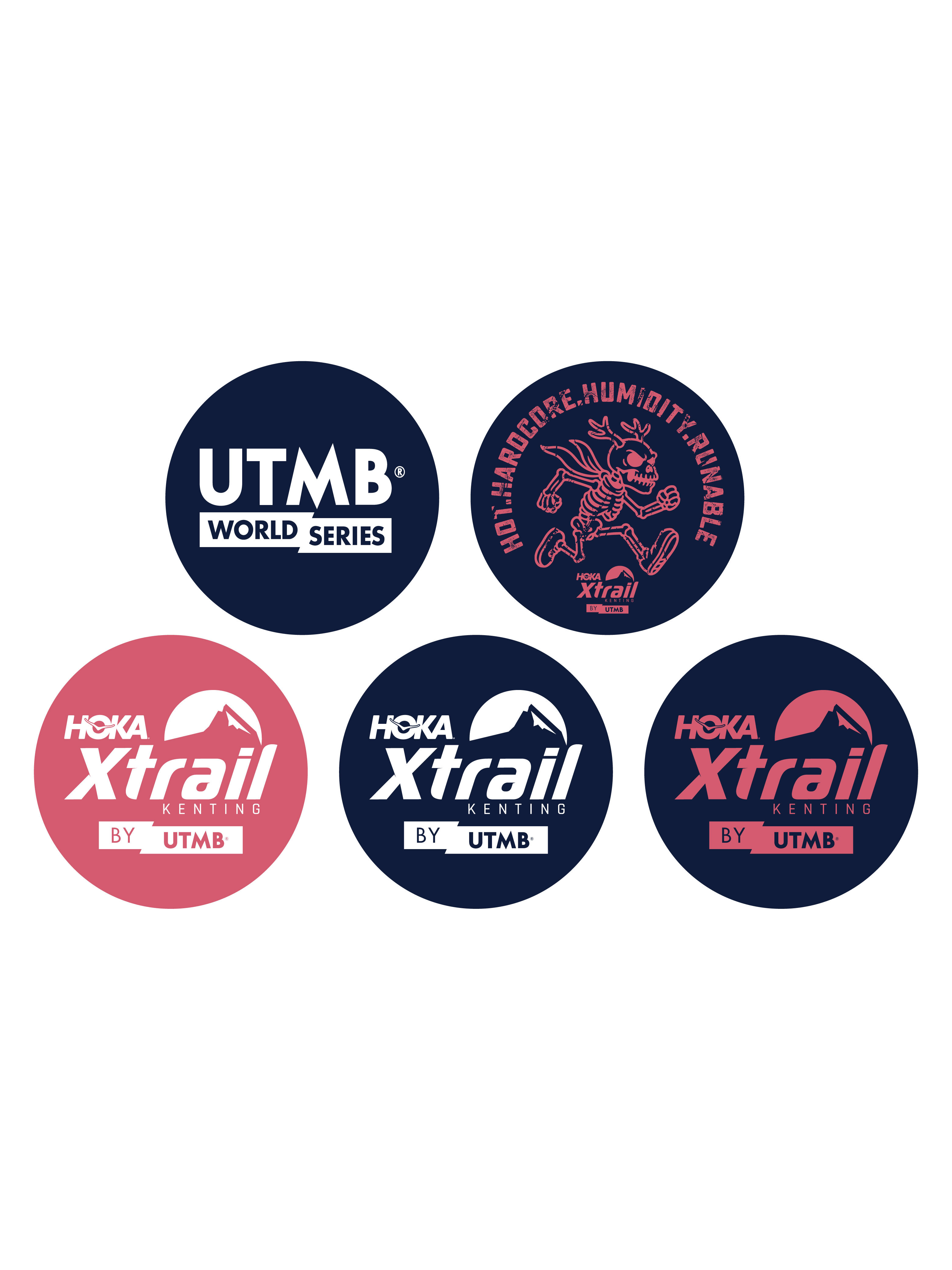 Xtrail BY UTMB貼紙組