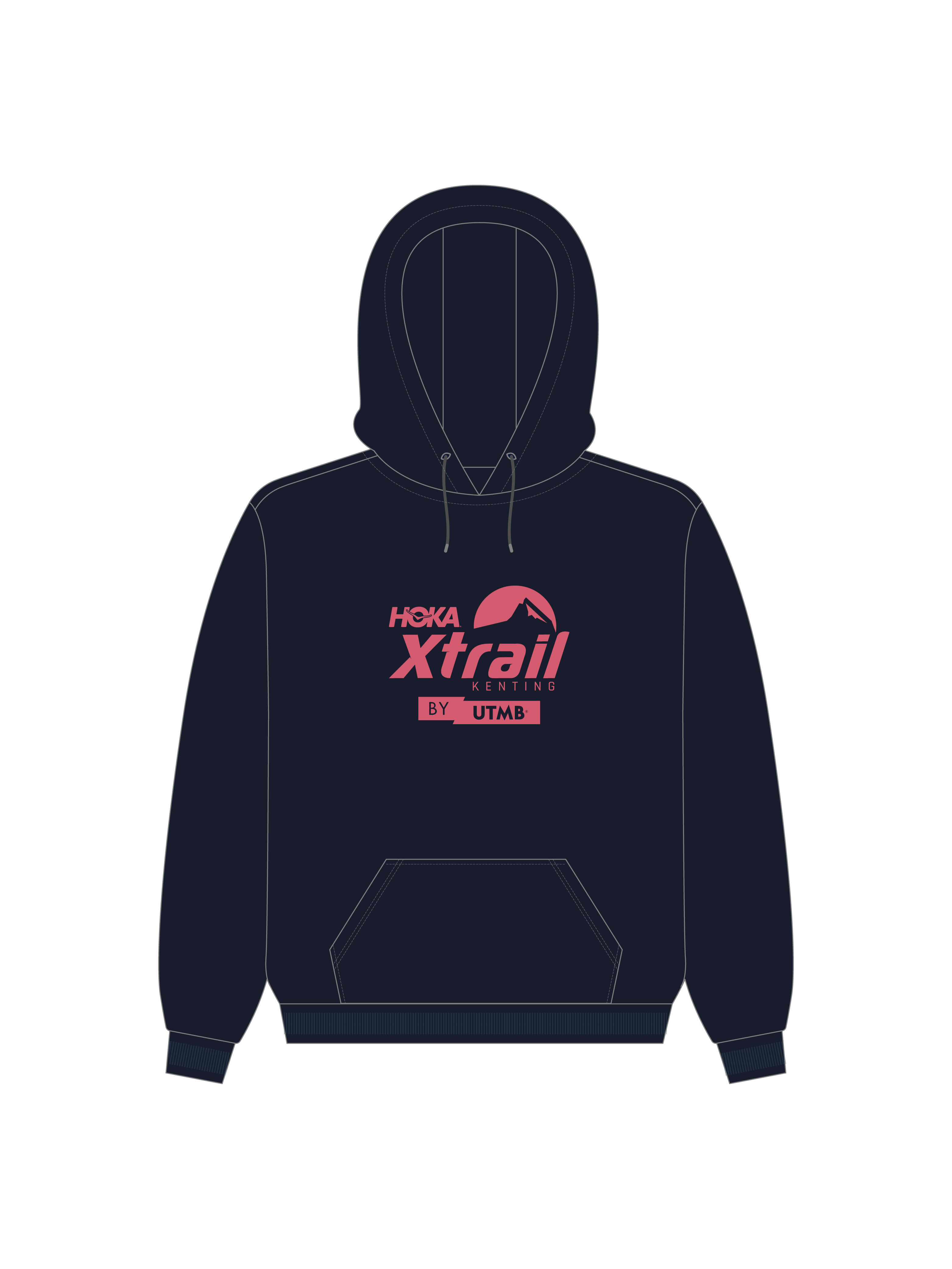 Xtrail BY UTMB刷毛帽T