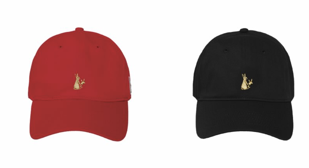 FR2 金龍　刺繡棒球帽（黑 / 紅）