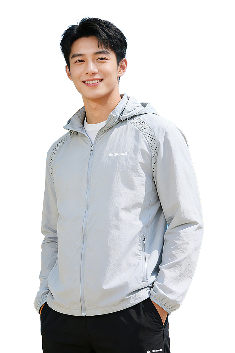 超輕透可拆連帽防曬外套｜男款 SM0003( 空調外套 冷氣房外套 防曬衣 抗UV )