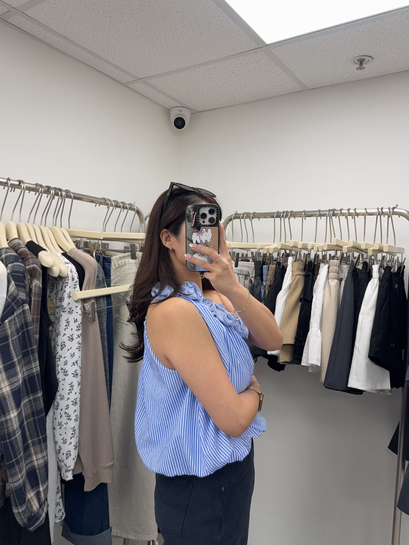 單膊立體花花上衣