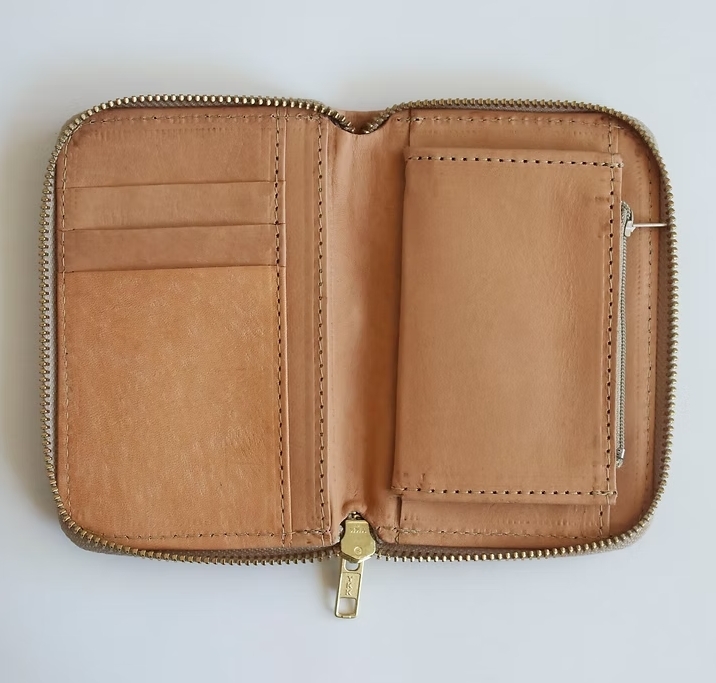 Ñandutí 蜘蛛刺繡｜牛革皮夾｜巴拉圭