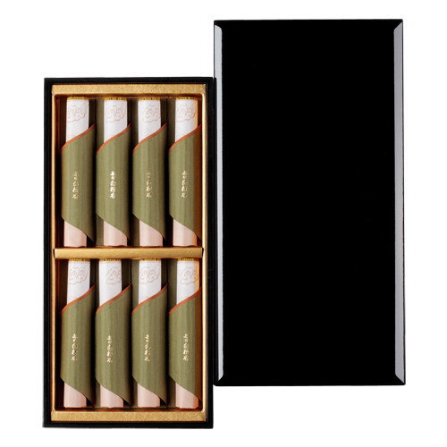 [日本香堂] 線香　毎日白檀香　塗箱短8入