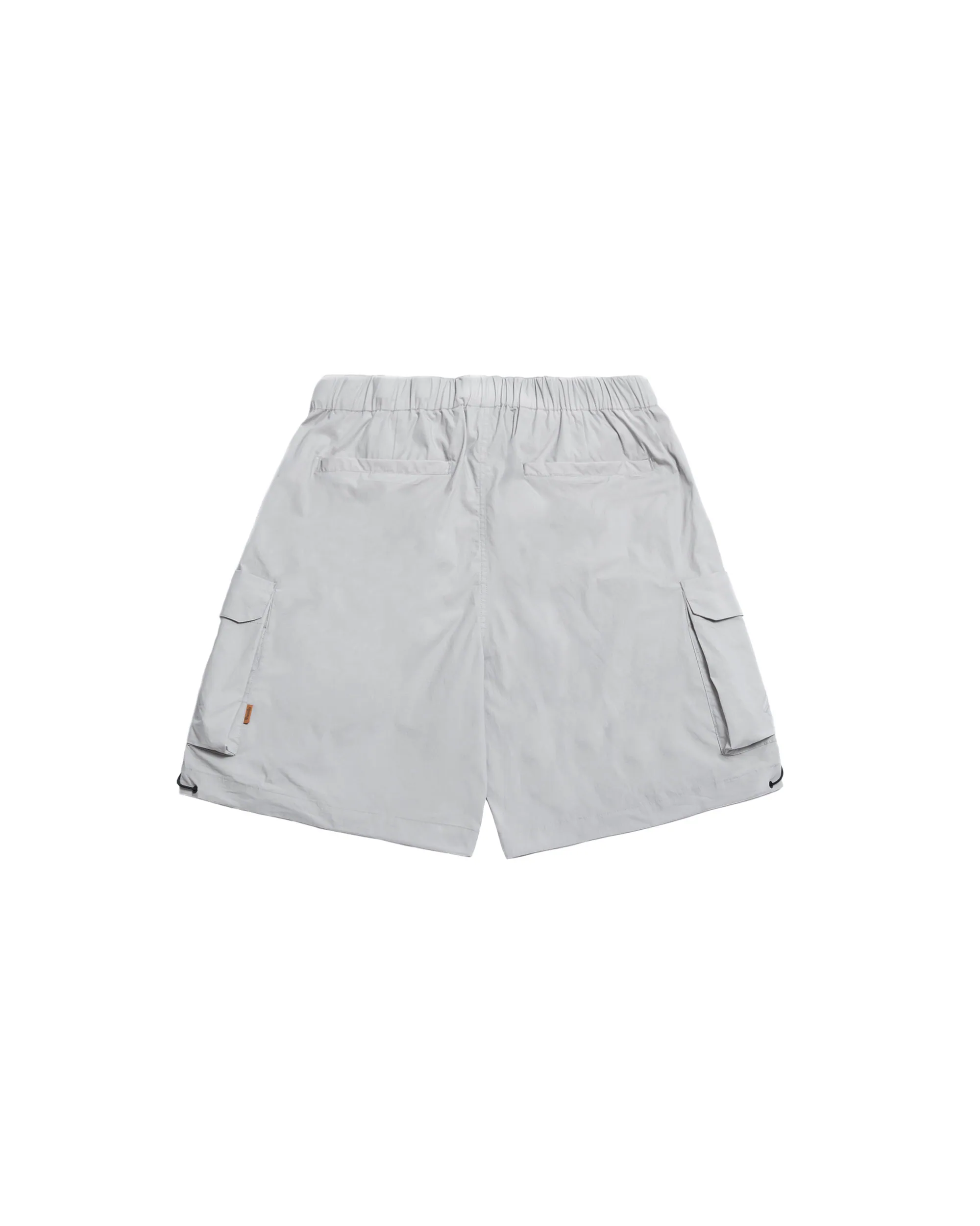PERSEVERE RIPSTOP MULTI-POCKET SHORTS - WHITE GRAY