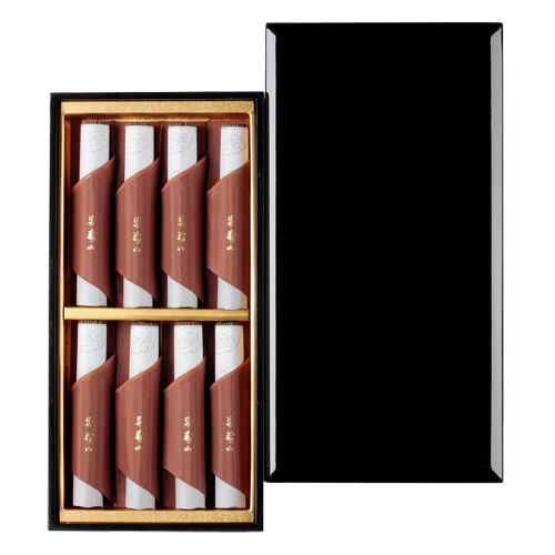 [日本香堂] 線香　沈香寿山　塗箱短8入