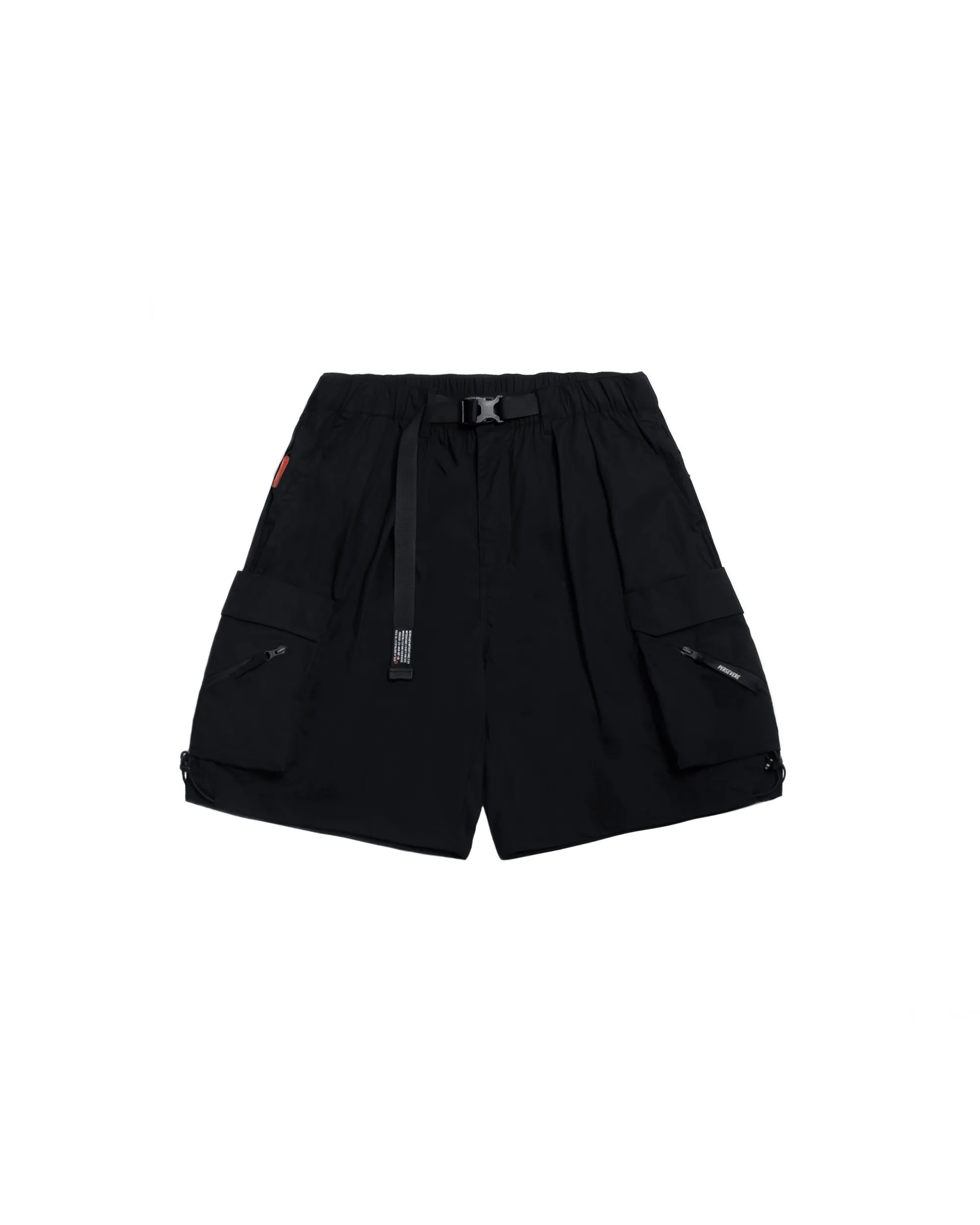 PERSEVERE RIPSTOP MULTI-POCKET SHORTS - BLACK