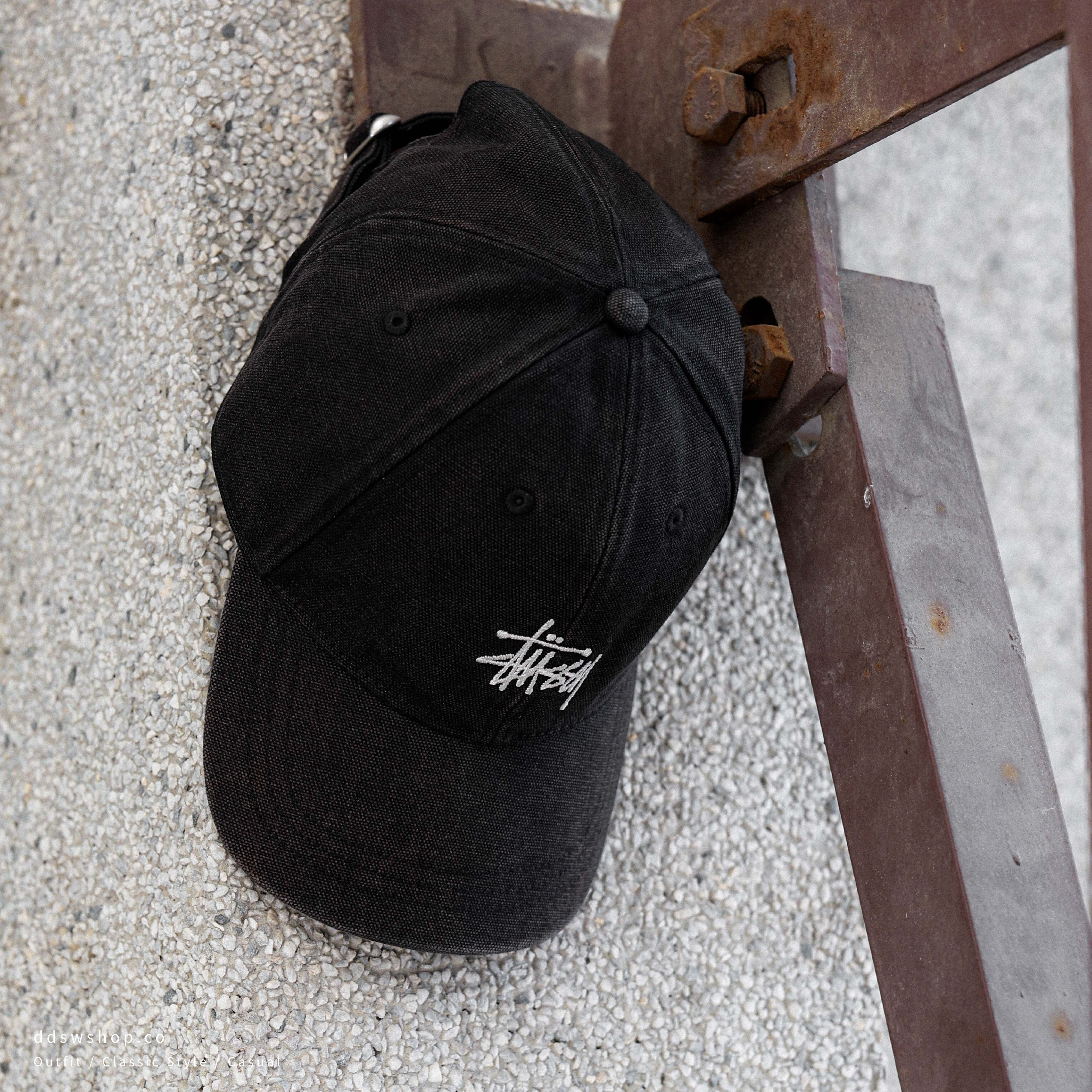 "現貨" STUSSY BASIC STÜSSY CAP WASHED CANVAS 水洗帽