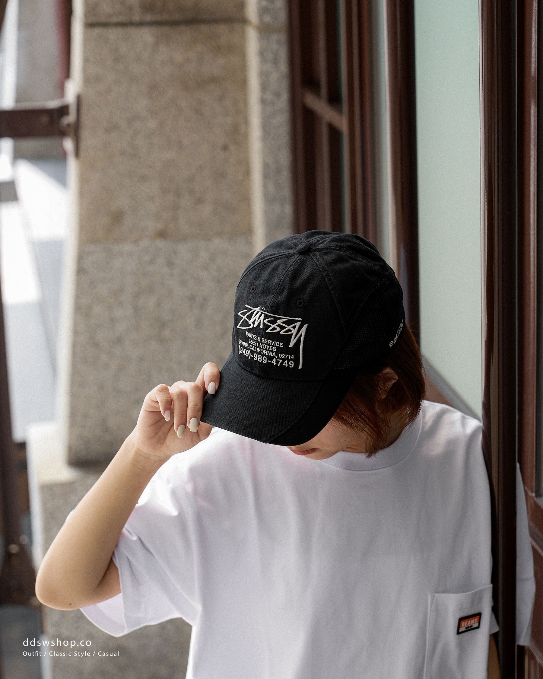 "現貨" STUSSY PARTS & SERVICE MESH CAP 刺繡網眼帽