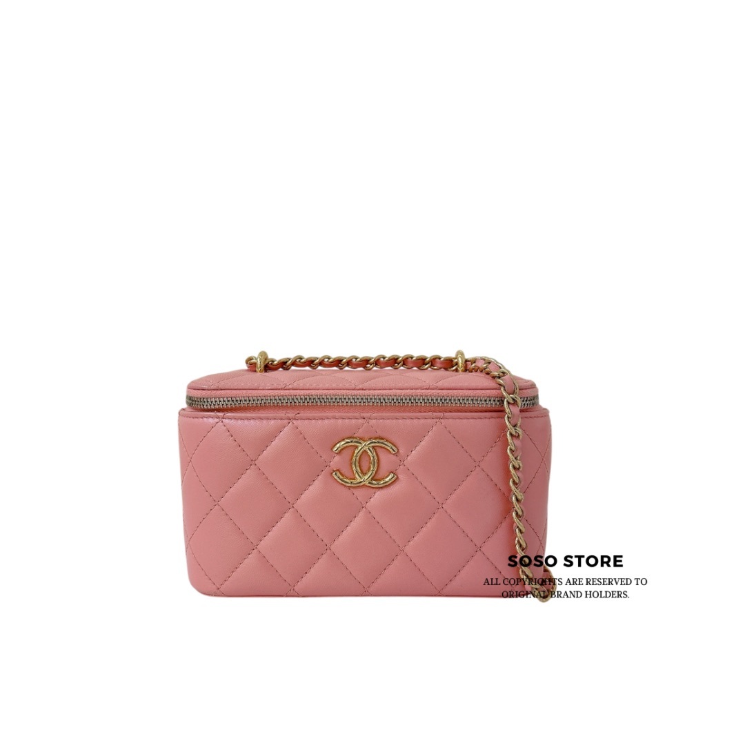 Chanel Small Vanity Case - Pink / GHW