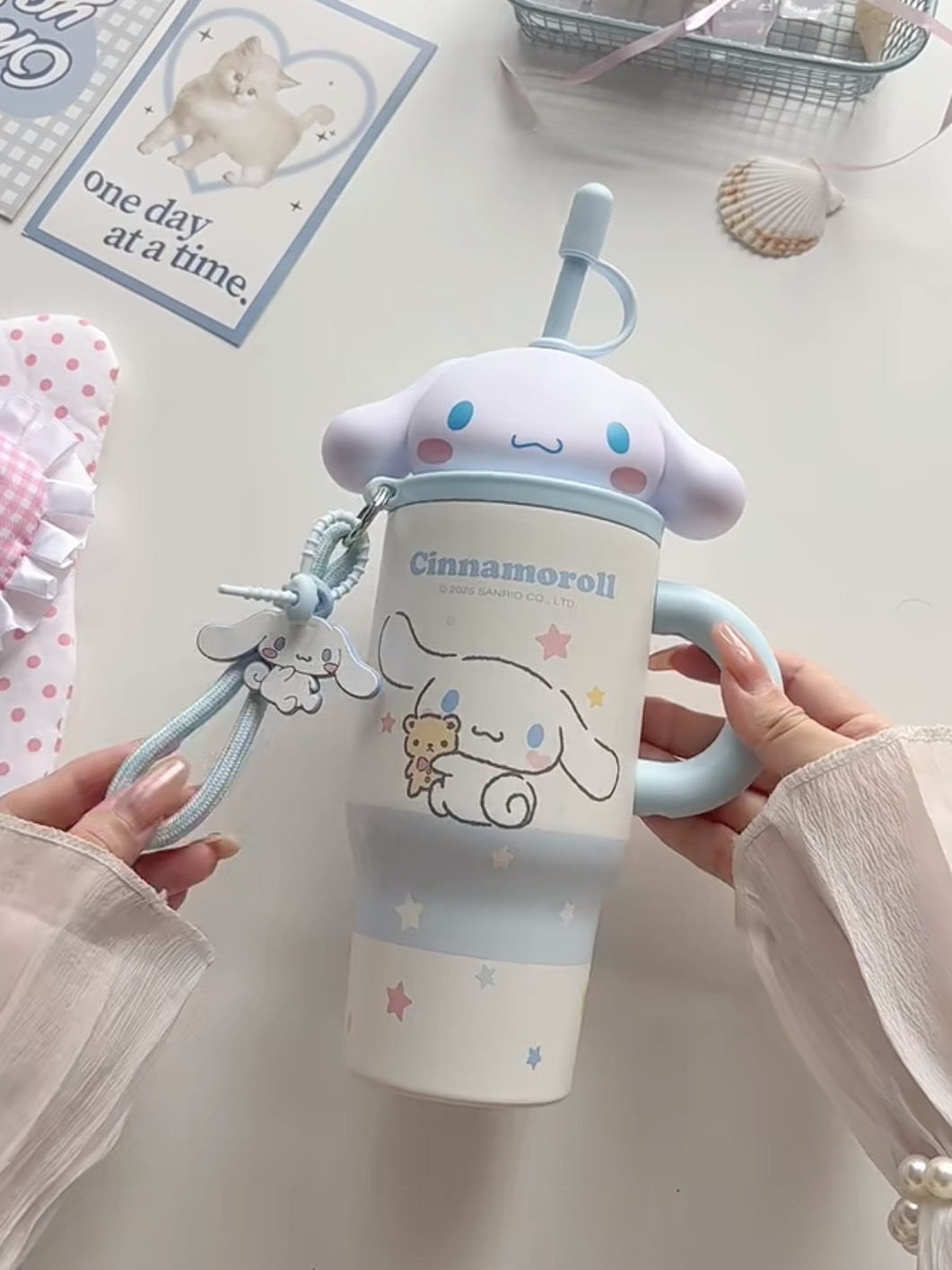 （預購）正版授權三麗鷗SANRIO聯名 冰霸杯 吸管杯 保溫杯 隨行杯 (580ml)