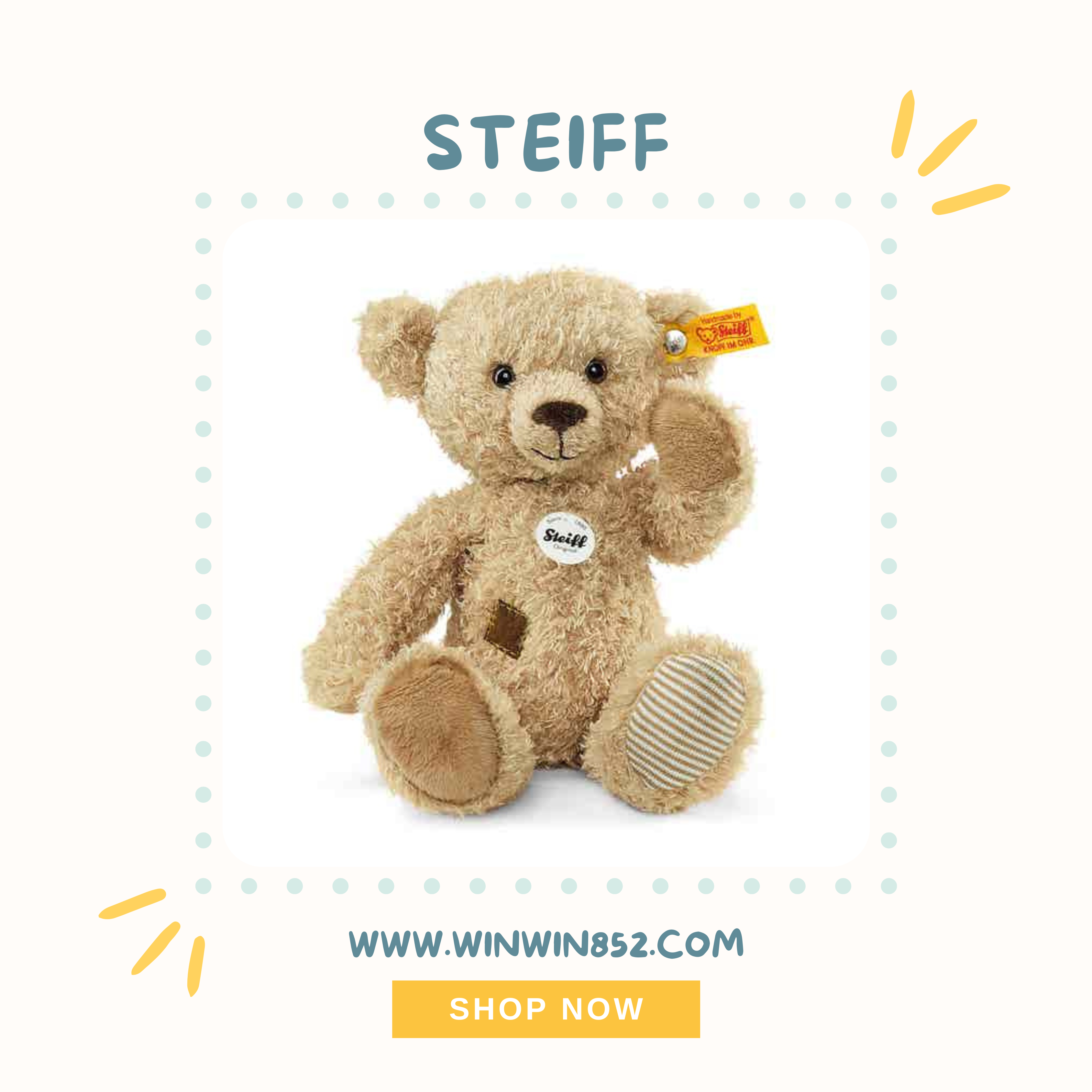Steiff Theo Teddy Bear 23 cm
