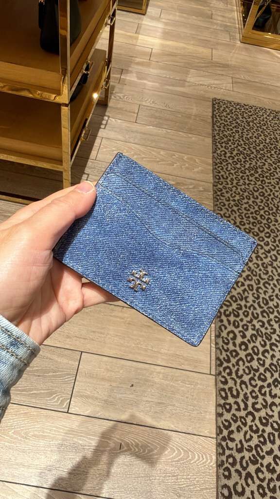 YO021 Tory Burch 牛仔布卡片套