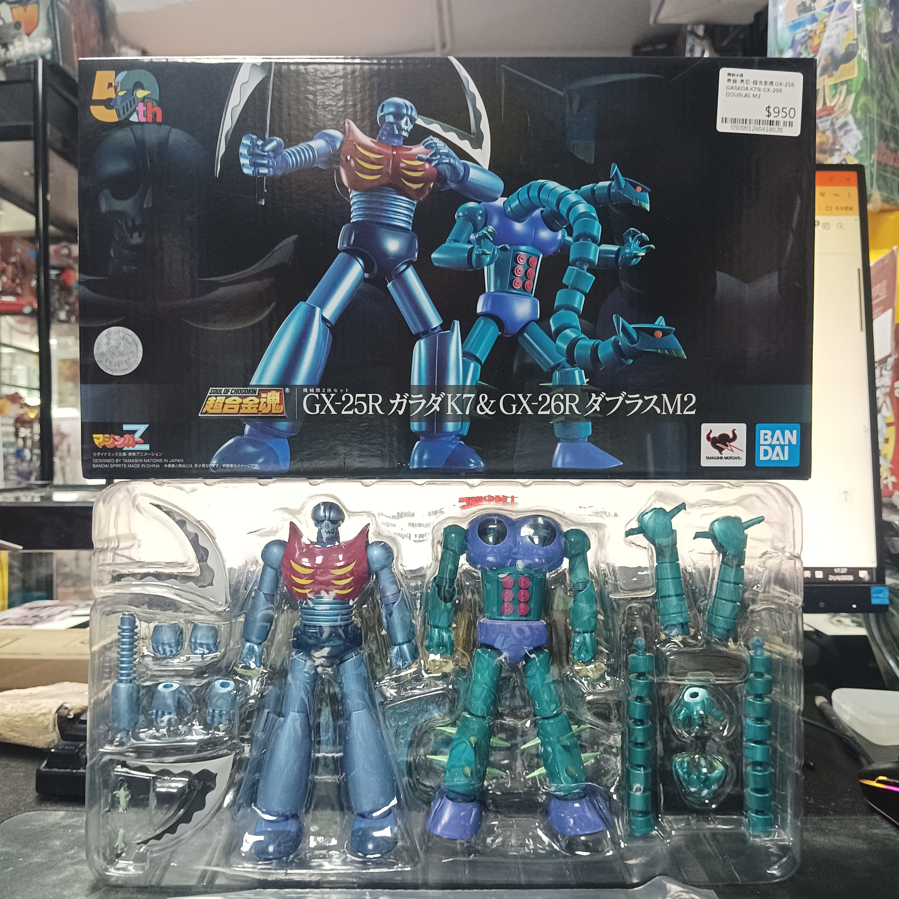 寄賣-其它-超合金魂 GX-25R GARADA K7& GX-26R DOUBLAS M2