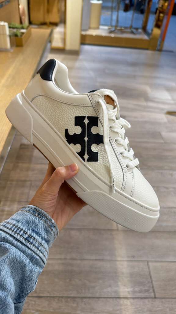 YO016 Tory Burch 厚底板鞋 白色