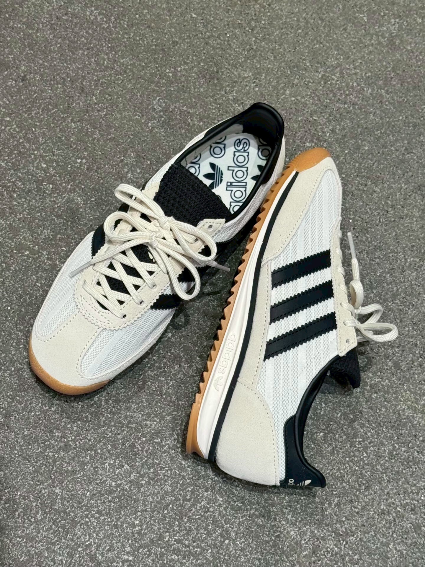 【Luxury】 ADIDAS Originals SL 72 OG LT 休閒鞋 舒適貼合 愛迪達T頭鞋 生活休閒鞋 男女同款 白 KZ6947