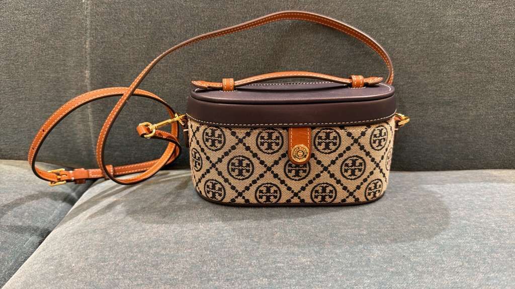 YO008 Tory Burch T Monogram 復古化妝箱包 19x10cm