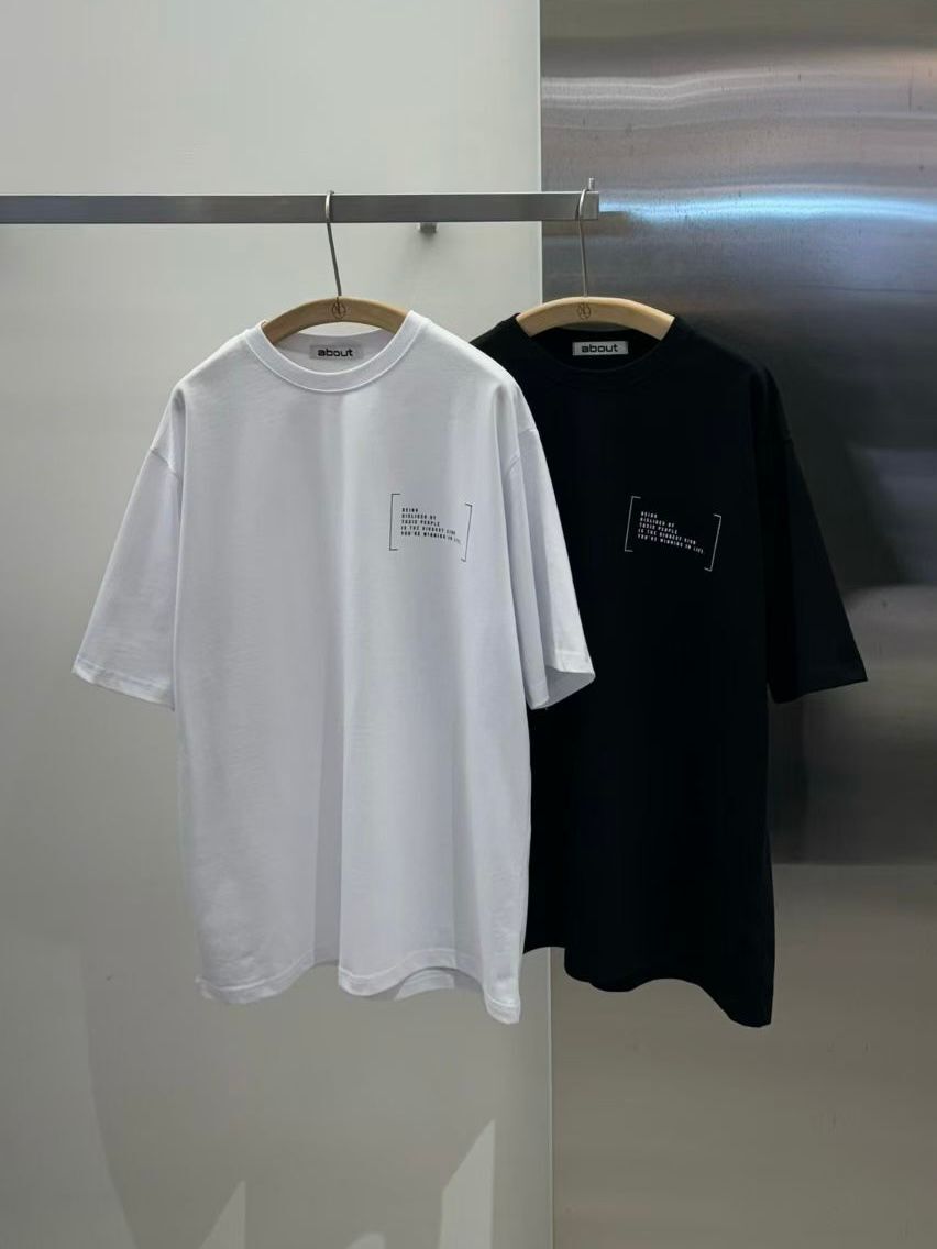 英文字短袖Tee ABOUT-002T