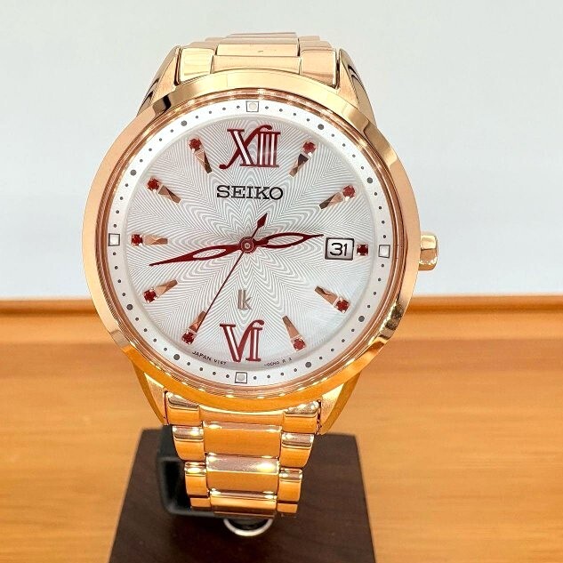 預購款【SEIKO Lukia 精工】Lukia 現代女性 自信 閃耀 太陽能  玫瑰金 女錶 SUT392J1